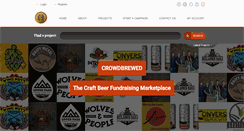 Desktop Screenshot of crowdbrewed.com